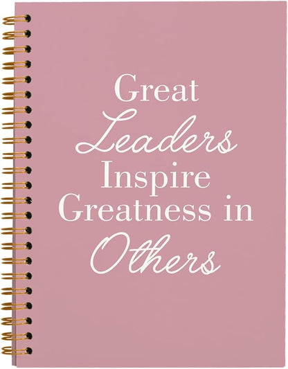 OXW Pink Meeting Notebooks for Work, Leadership Gifts Office Work Notebook by Unknown