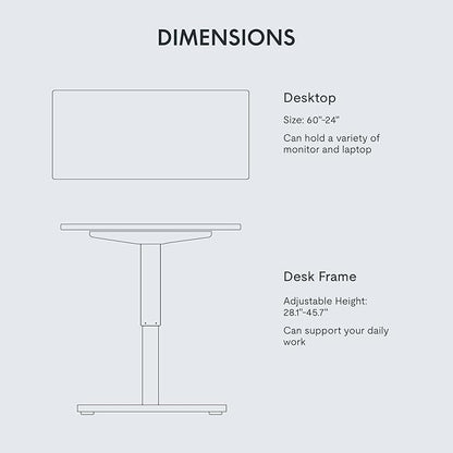 FLEXISPOT EN1 One-Piece Standing Desk - Image 6