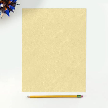 LUXPaper 8.5" x 11" Paper | Letter Size | Gold Parchment | 60lb. Text | 250 Qty - Image 3