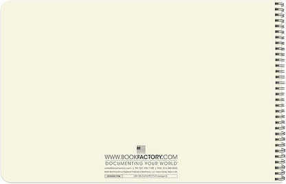 BookFactory Accounting Ledger Notebook/Large 3 Column Accounting Ledger - Image 4
