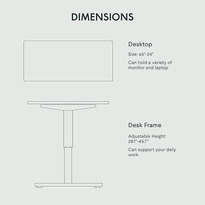 FLEXISPOT EN1 One-Piece Standing Desk - Image 6