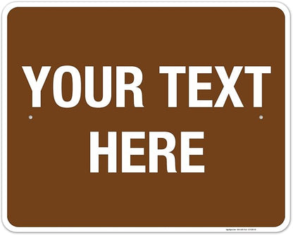 Custom Sign, Personalized Metal Signs, Customize by SigoSigns