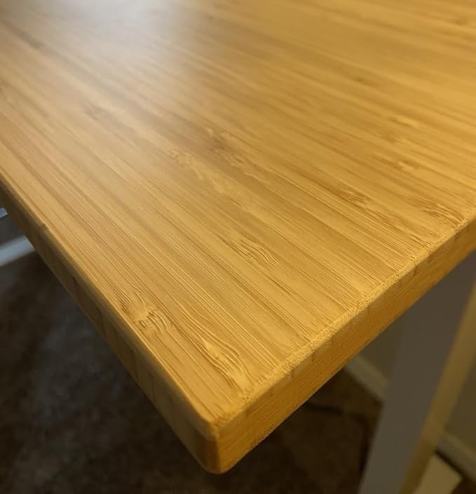 FLEXISPOT EN1 Bamboo One-Piece Standing Desk, 60 x 30 Inches Ergonomic Desk - Image 8