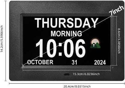 Memwake 7-Inch Digital Watch, Large Font Display, 3 Display Modes, Many Alarms - Image 6