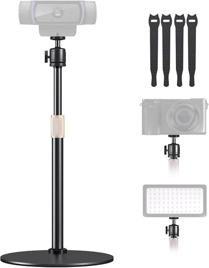 Upgraded Webcam Stand for Desk, Telescopic Webcam Tripod Mount by microphonebar