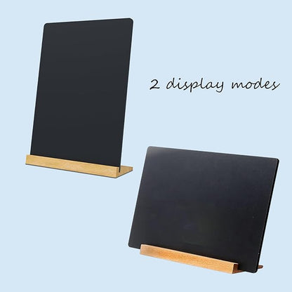 NEWNEWSHOW 2 Pack 8.7x12 Inch Tabletop Chalkboard - Image 6