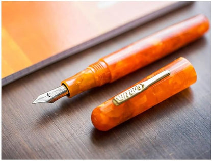 Conklin All American Fountain Pen in Sunburst Orange – Omniflex Nib, Vibrant - Image 5