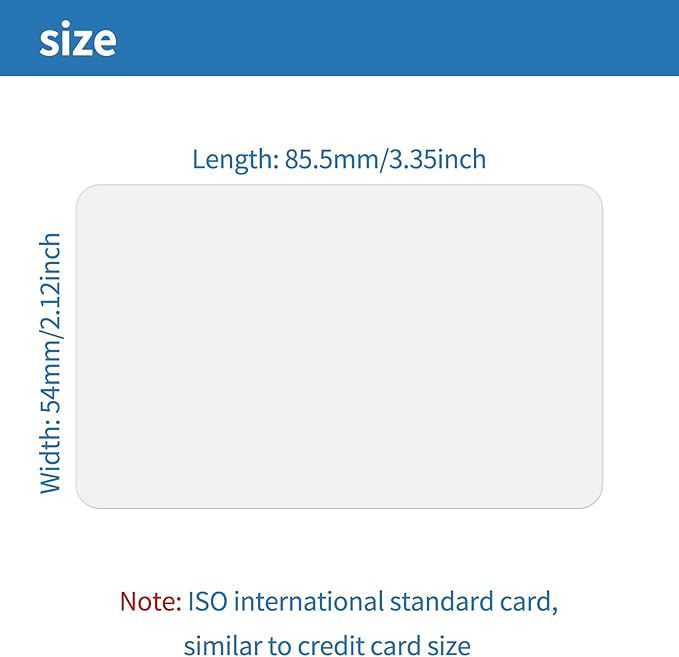 250 Pack - Premium Blank PVC Cards - Image 4
