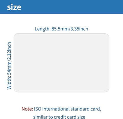 55 Pack - Premium Blank PVC Cards - Image 4