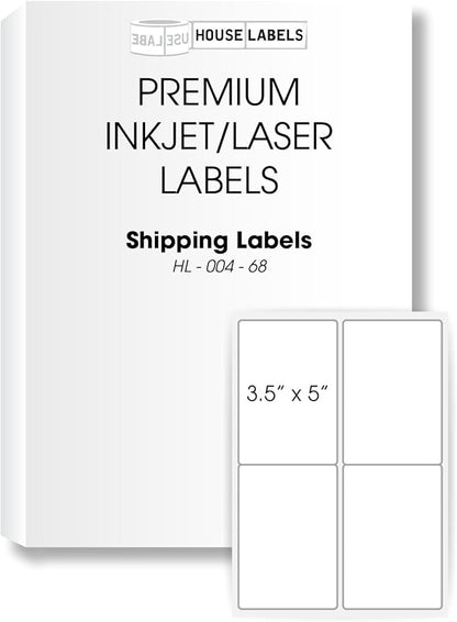 HOUSELABELS 4-up Shipping Labels by HouseLabels