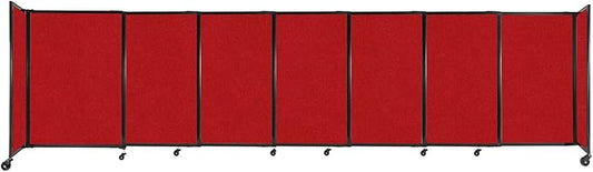 Versare Straightwall Sliding Portable Wall Partition | Freestanding Office by VERSARE