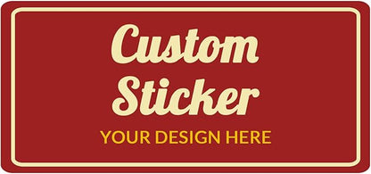 100-500 Pcs Custom Stickers Labels Personalized Labels by Bemumley
