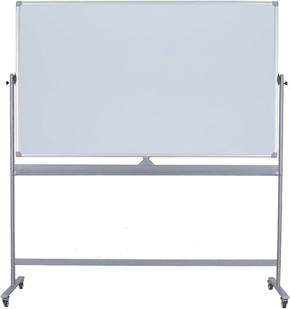 DexBoard Double-Sided 72" x 48" Mobile Whiteboard, Extra Large Rolling Magnetic by DexBoard