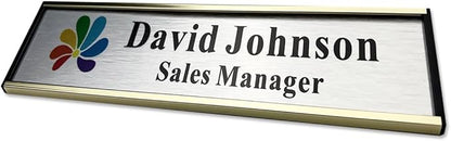 SINKAA Personalized Name Plate for Door or Wall, 2 x 8 inch Custom Office - Image 3