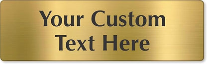 SmartSign Custom Brass Sign by SmartSign