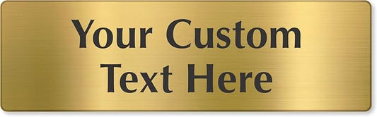 SmartSign Custom Brass Sign by SmartSign