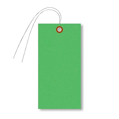 SmartSign 6.25 x 3.125 inch “Green” Blank Tyvek Shipping Tags - Image 5