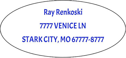 Made in USA Custom Return Address Stickers Labels Customized Mailing Label by HOOKAH+SUN