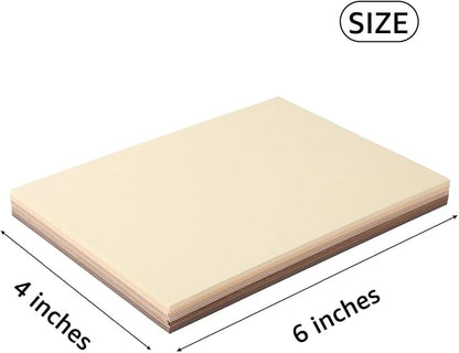50 Sheets 4x6 Colored Cardstock Paper 5 Colors Blank Flash Cards, 250 GSM Heavy - Image 3