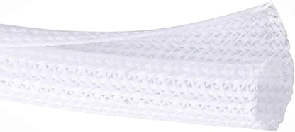 QCSIW 3/4"-50ft Extra-Long Braided Cable Sleeve Protector by QCSIW