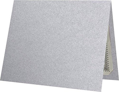 LUXPaper 9.5" x 12" Certificate Holders | Silver Metallic | 105lb. Cover | 50 by LUXPaper