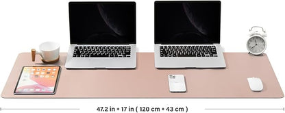 Large Desk Mat - 47.2"x 17" Non-Slip PU Desk Pad - Image 2