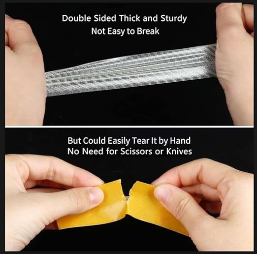 MILEQEE 2Pack Double Sided Tape Heavy Duty, 1in x 164FT, Extra Large Universal - Image 3