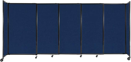 Versare Straightwall Sliding Portable Wall Partition | Freestanding Office by VERSARE