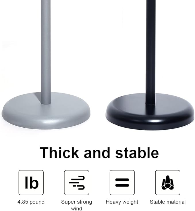 Adjustable Poster Sign Stand Holder Heavy Duty Snap Open Aluminum Pedestal - Image 3