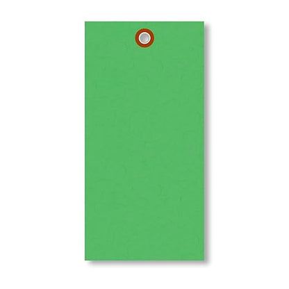 SmartSign 6.25 x 3.125 inch “Green” Blank Tyvek Shipping Tags - Image 5