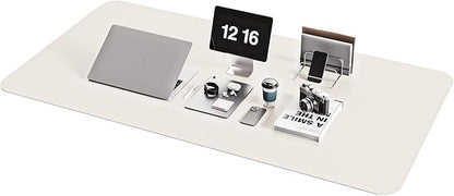 YSAGi Non-Slip Leather Desk Pad XL Size, Waterproof Laptop Computer Desk by YSAGi