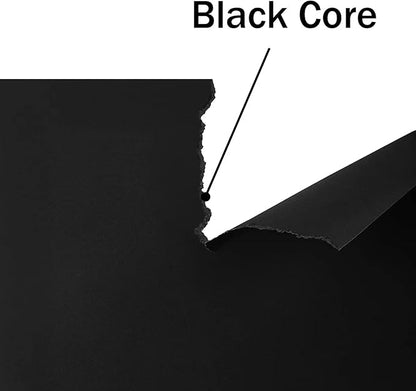 100 Sheets Black Cardstock 8.5 x 11 Thick Paper, Goefun 80lb Card Stock Printer - Image 4