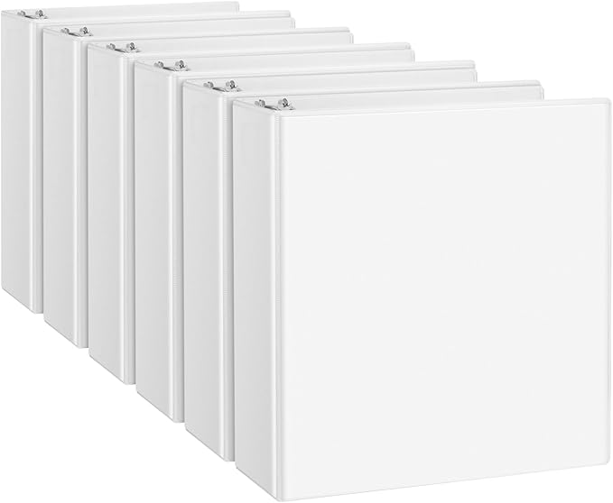 CIXILDTS 1.5-inch D Ring Binders, 3 Ring Binder Fit US Letter Size Paper by CIXILDTSOffice