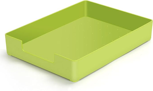 AZFUNN Letter-Size Tray Desk Letter Tray Paper Tray, Sturdy Heavy-Duty Plastic by AZFUNN