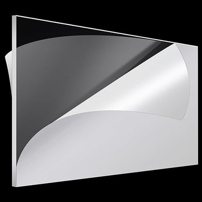 Roowest 1 Pcs 24 x 48 Inch, 1/8 Inch Thick Clear Acrylic Plexiglass Sheets by Roowest