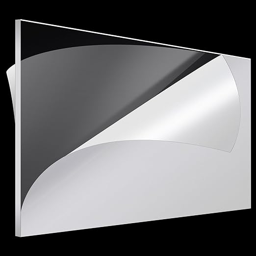 Roowest 1 Pcs 24 x 48 Inch, 1/4 Inch Thick Clear Acrylic Plexiglass Sheets by Roowest