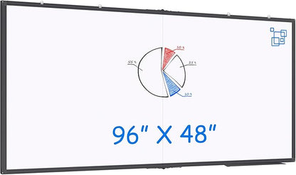 Magnetic Dry Erase Board 96 x 48 inches, Maxtek 4" x 8" Whiteboard by Maxtek