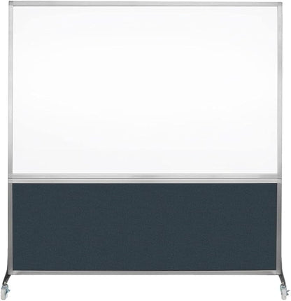 DivideWrite Mobile Whiteboard | Double Sided Dry Erase Board | Portable Office by VERSARE