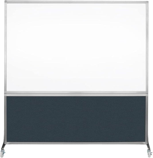 DivideWrite Mobile Whiteboard | Double Sided Dry Erase Board | Portable Office by VERSARE