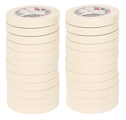 3M Highland Economy Masking Tape, 3/4 inch x 60 Yards – General Purpose Crepe by 3MIndustrial
