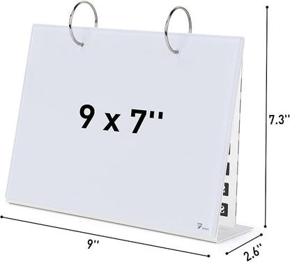 Desktop Glass Dry Erase & Acrylic Aesthetic Desk Calendar Weekly to-do List - Image 7