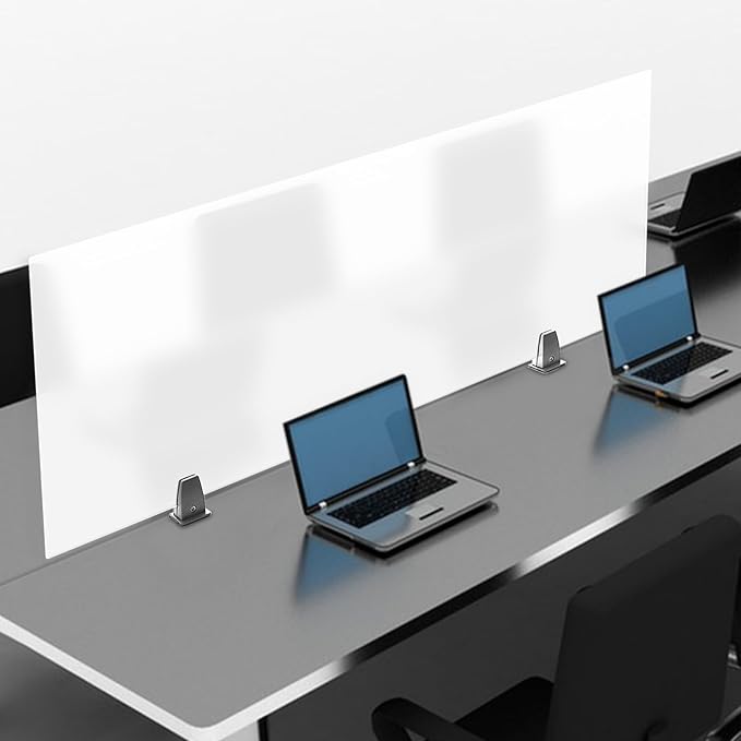 Desk Divider for Students and Desk Privacy Panel, Frosted Acrylic Plexiglass - Image 4