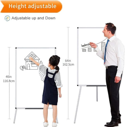VIZ-PRO Magnetic Whiteboard Easel, 36 x 24 Inches, Portable Dry Erase Board - Image 4