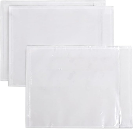 iMailer - 200 PCS 7.5"x5.5" Packing List Pouch- Clear Plastic Envelopes by iMailer