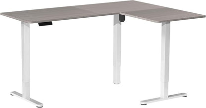 VIVO Electric Corner 63 x 47 inch L-Shaped Standing Desk, Memory Height - Image 9