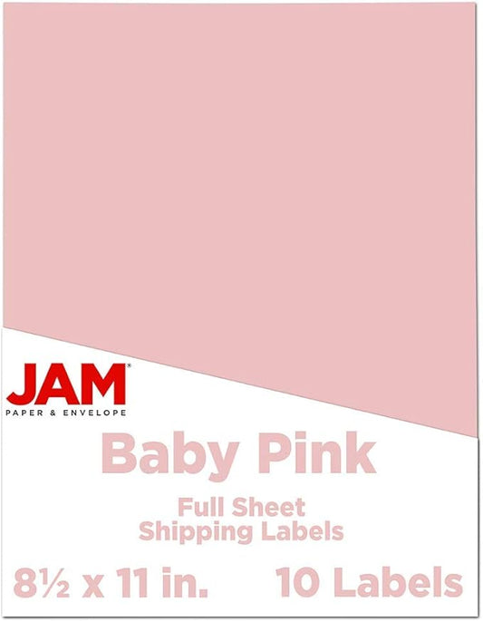 JAM PAPER Full Sheet Shipping Labels by JAMPaper