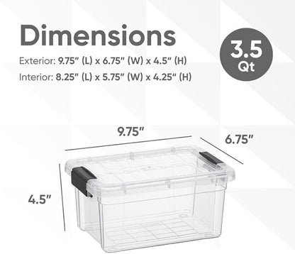 Superio Clear Storage Boxes - Image 2