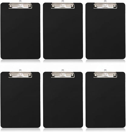 6 Pack Clipboards Bulk with Pen Holder, Thickened Nursing Clip Boards 8.5x11 by TFDLCGzm