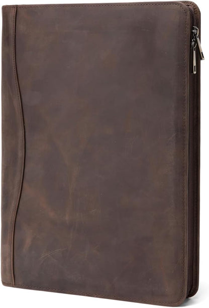 Geslun Genuine Leather Portfolio, Legal Size 8.5 x 14 Pad Holder, Business - Image 4