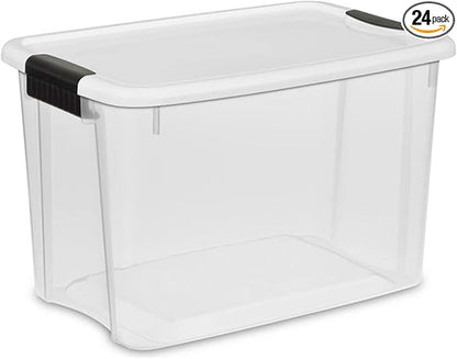 Sterilite 24-Pack Ultra Latching Box, Storage Bins by Sterilite